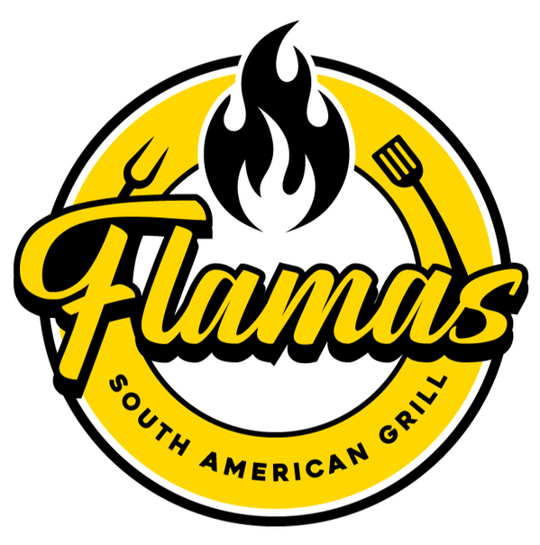 Flamas Logo Logo of Flamas South American Grill